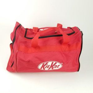 Kitkat Duffle Bag Kool Kat Logo Vintage Kit Kat Gym Swim Red
